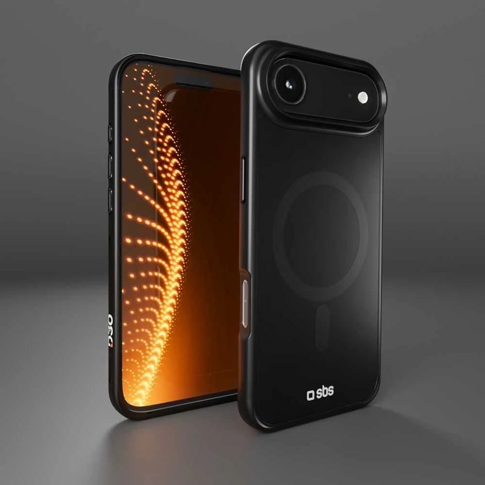 SBS Full Active Mag dėklas with D3O Technology skirtas Apple iPhone 17 Air – juodos spalvos