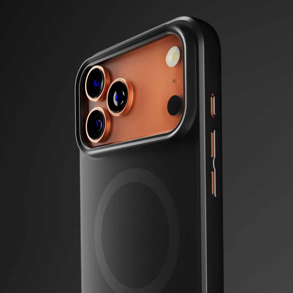 SBS Full Active Mag dėklas with D3O Technology skirtas Apple iPhone 17 Pro Max – juodos spalvos