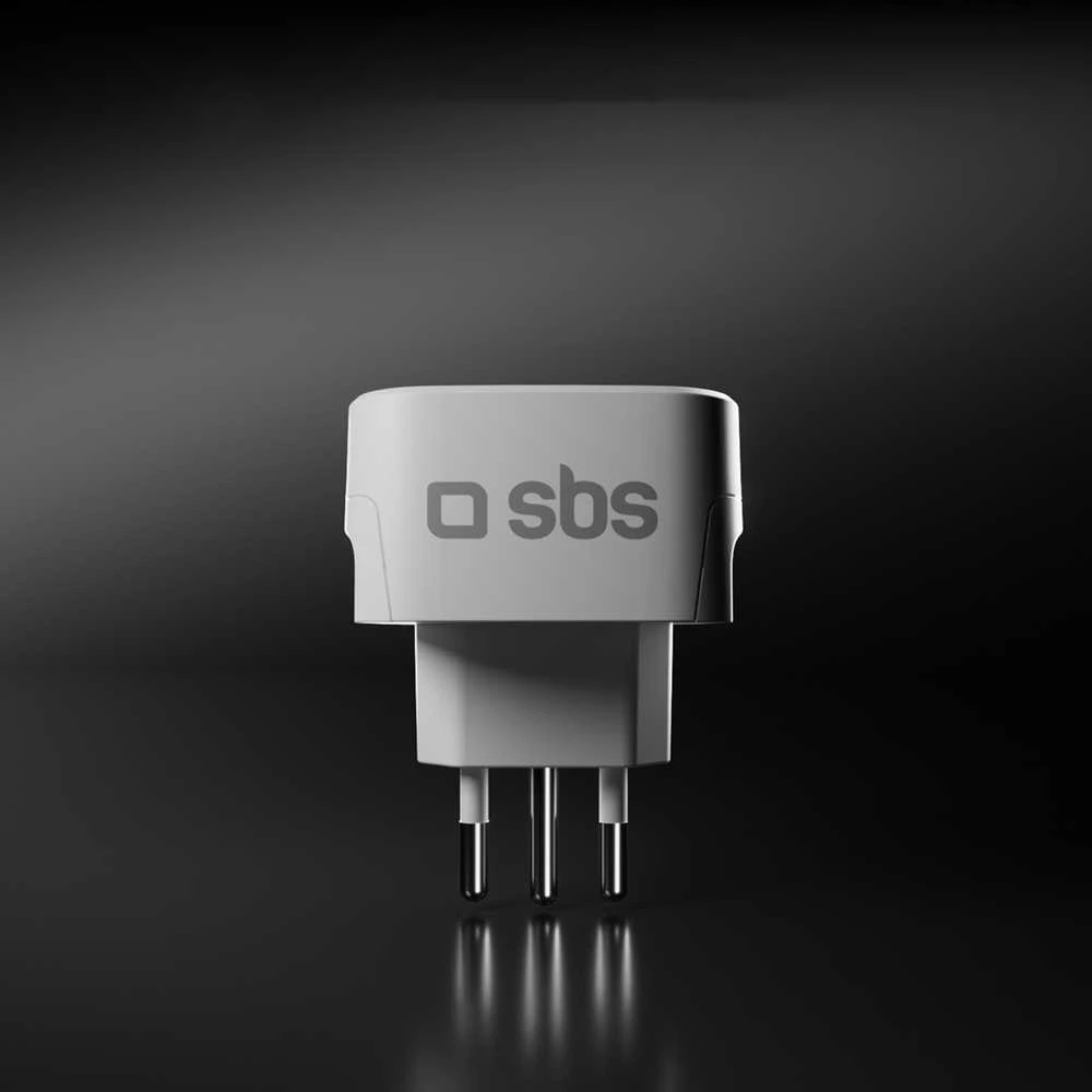 SBS IT kelioninis adapteris – universalus – baltas
