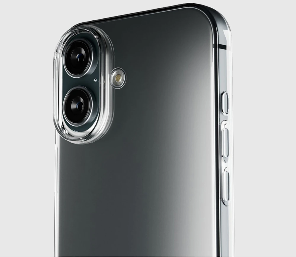 SBS plonas dėklas, skirtas iPhone 16 Plus - permatomas