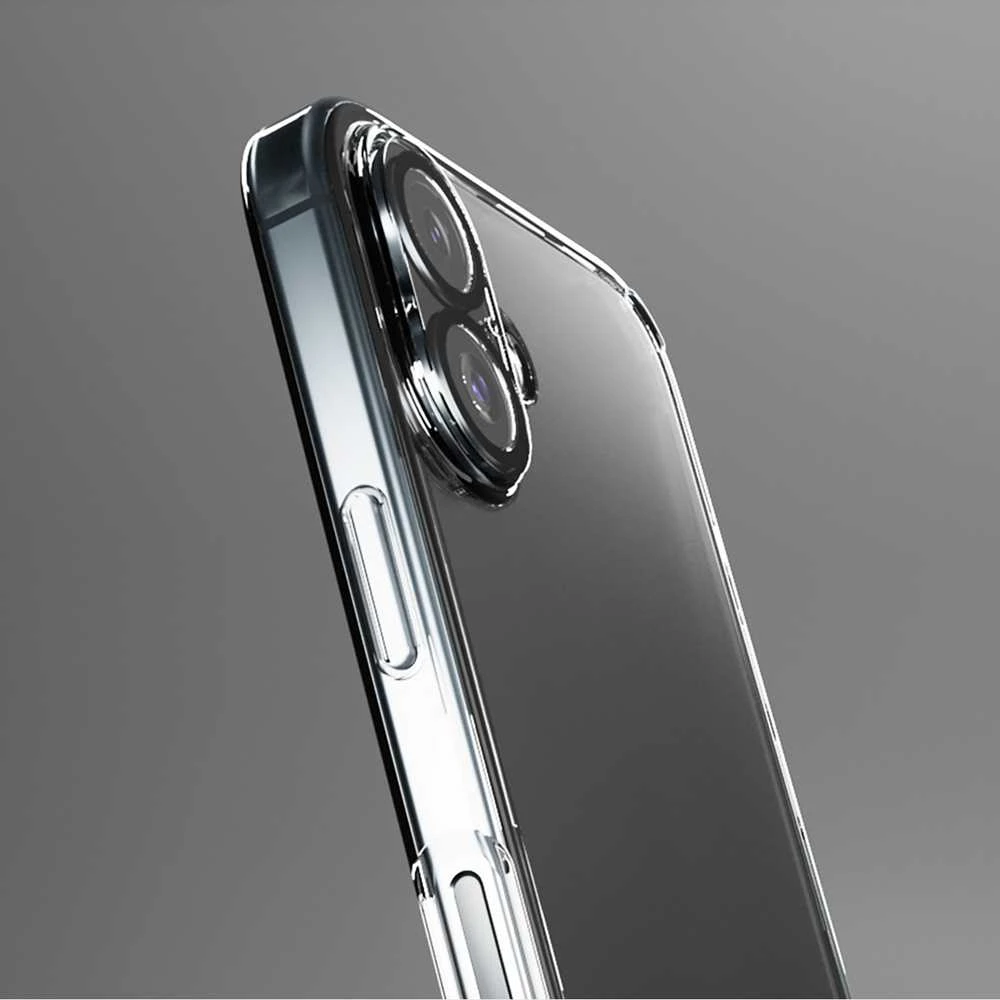 SBS rinkinys su D3O technologija, skirtas „iPhone 16“ – dėklas + stiklinė ekrano ir kameros apsauga – skaidrus