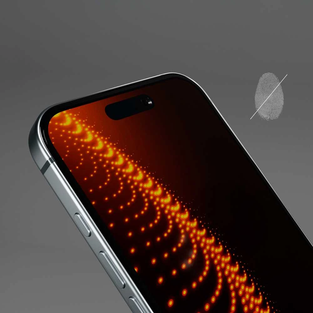 SBS apsauginis stiklas with D3O technology with applicator skirtas iPhone 16 Plus / iPhone 15 Plus