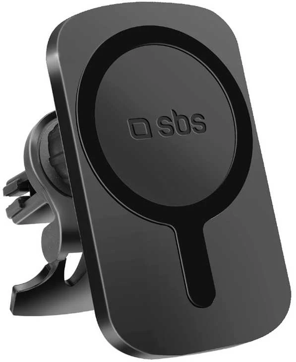 SBS TESUPWIR15WMS išmaniojo telefono laikiklis su įkrovikliu, suderinamas su MagSafe - juodas