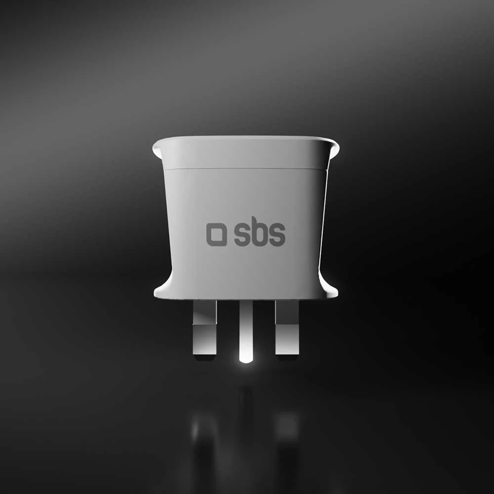 SBS UK kelioninis adapteris – universalus – baltas