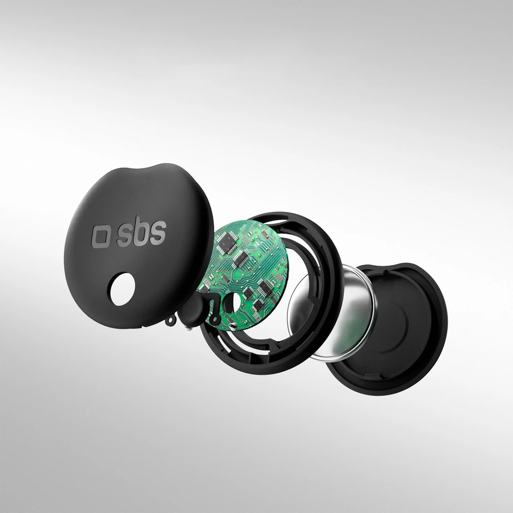 Lokalizator SBS universalus Track My Dual komplektas 4 vnt. - juoda