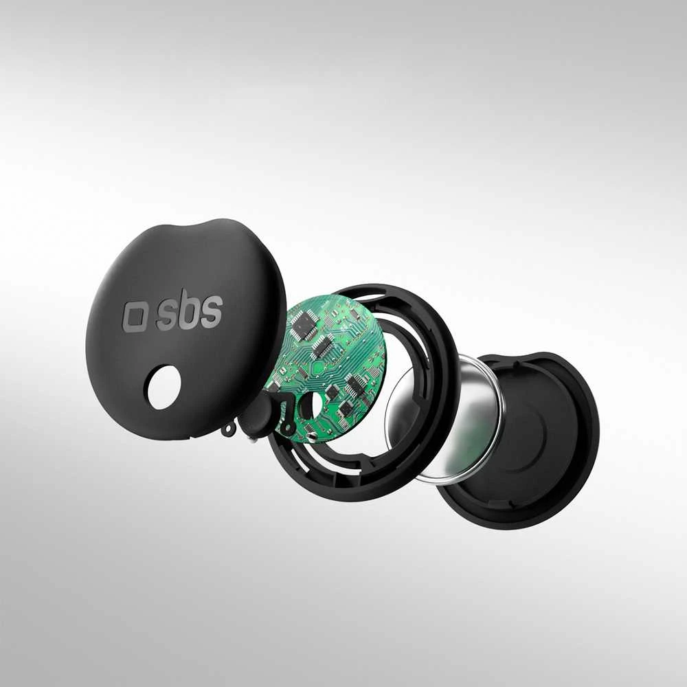 SBS universalus lokatorius „Track My Dual“ 2 vnt. rinkinys - juodas