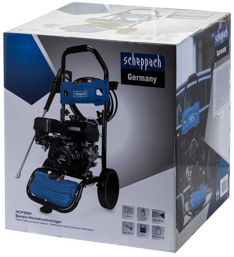 Scheppach aukšto slėgio plovimo įrenginys HCP5000