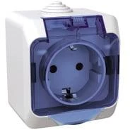 Kištukinis lizdas SCHNEIDER CEDAR PLUS, IP44