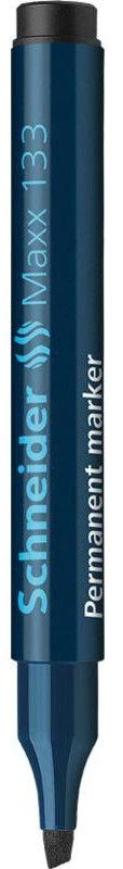 Žymeklis permanentinis Schneider Maxx 133, 1-4 mm, kirsta galvutė, juodas 1213-022