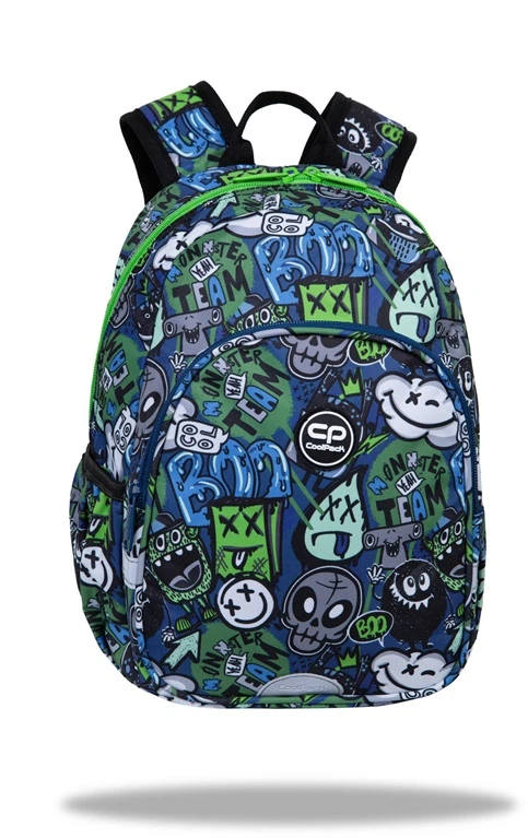 Mokyklinė kuprinė CoolPack Monster F049824, įvairių spalvų