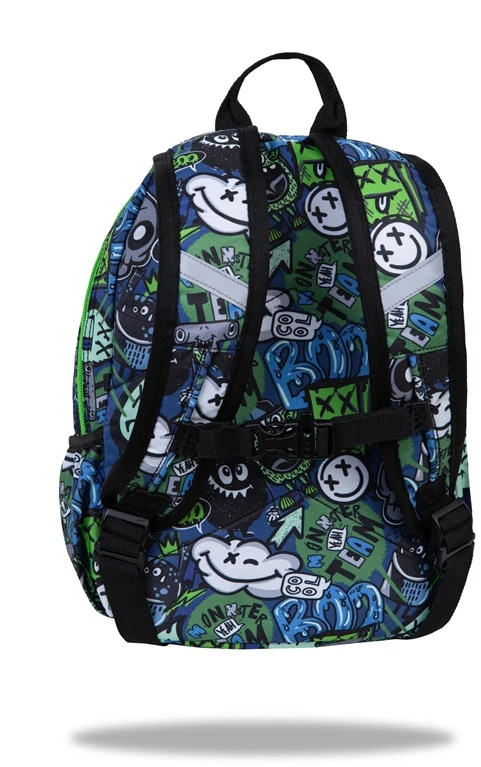 Mokyklinė kuprinė CoolPack Monster F049824, įvairių spalvų