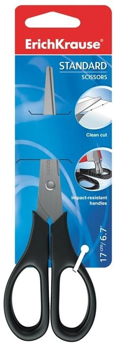 Žirklės EASY CUT, ErichKrause, 17cm