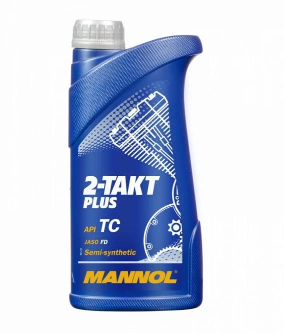 Motociklo variklio tepalas Mannol 2-Takt Plus, 1 l