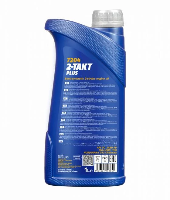 Motociklo variklio tepalas Mannol 2-Takt Plus, 1 l