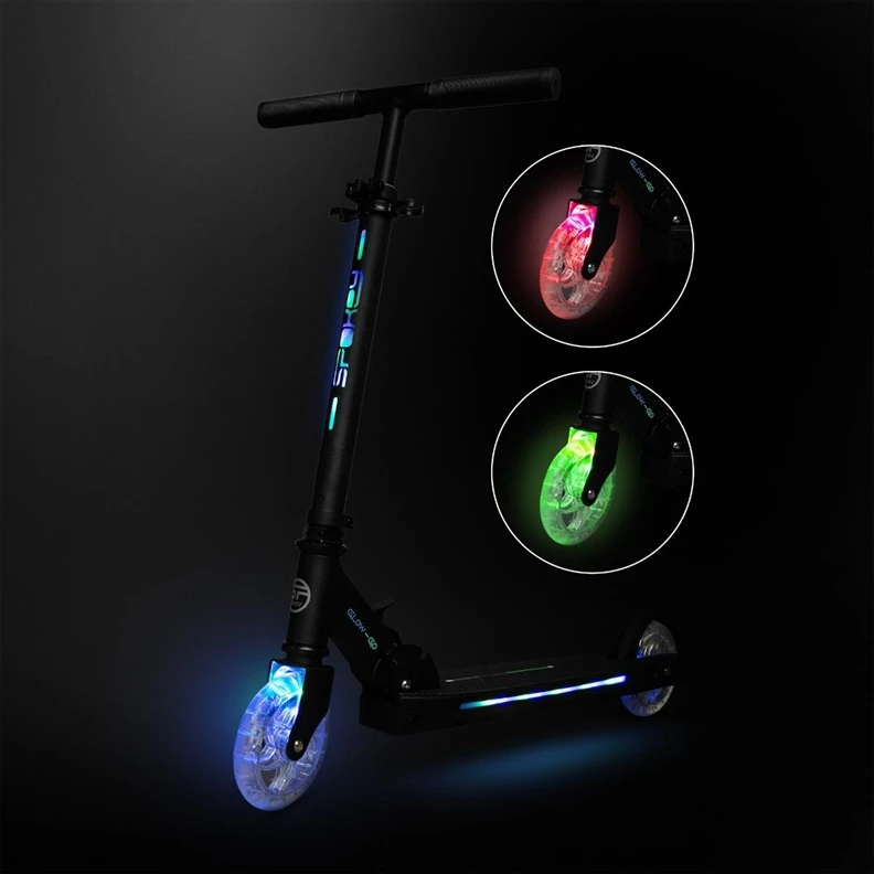 Šviečiantis paspirtukas Spokey GLOW-GO