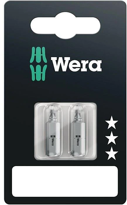 Grąžtas Atsuktuvo antgaliai Wera Standart 2 vnt PH1 x 25mm