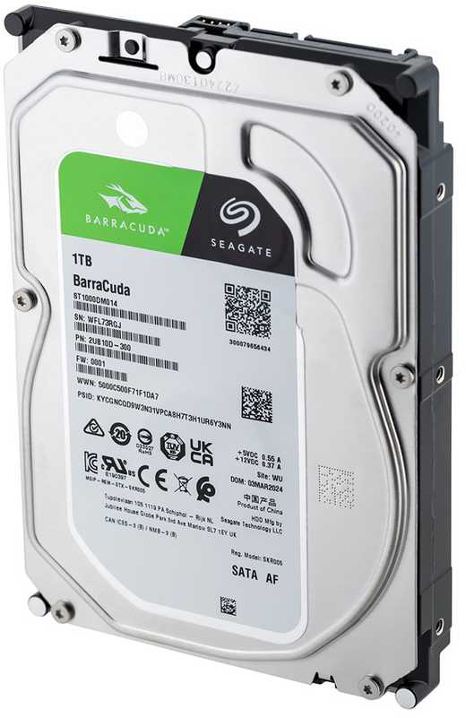 Kietasis diskas SEAGATE Desktop Barracuda 7200 1TB HDD 7200rpm SATA 3,5 colio