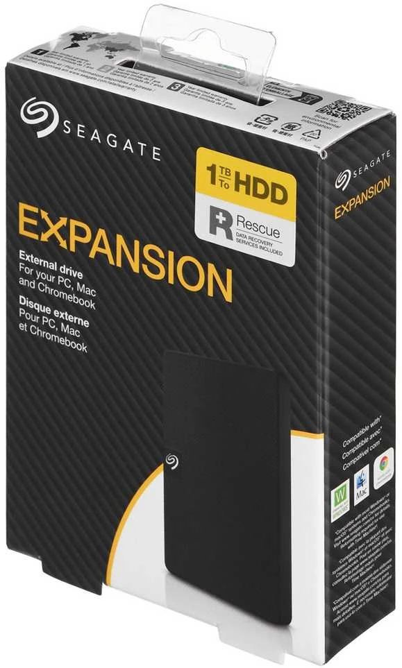 SEAGATE Išorinis kietasis diskas HDD Expansion Portable (2.5'/1TB/ USB 3.0/ RMN SRD0NF1)