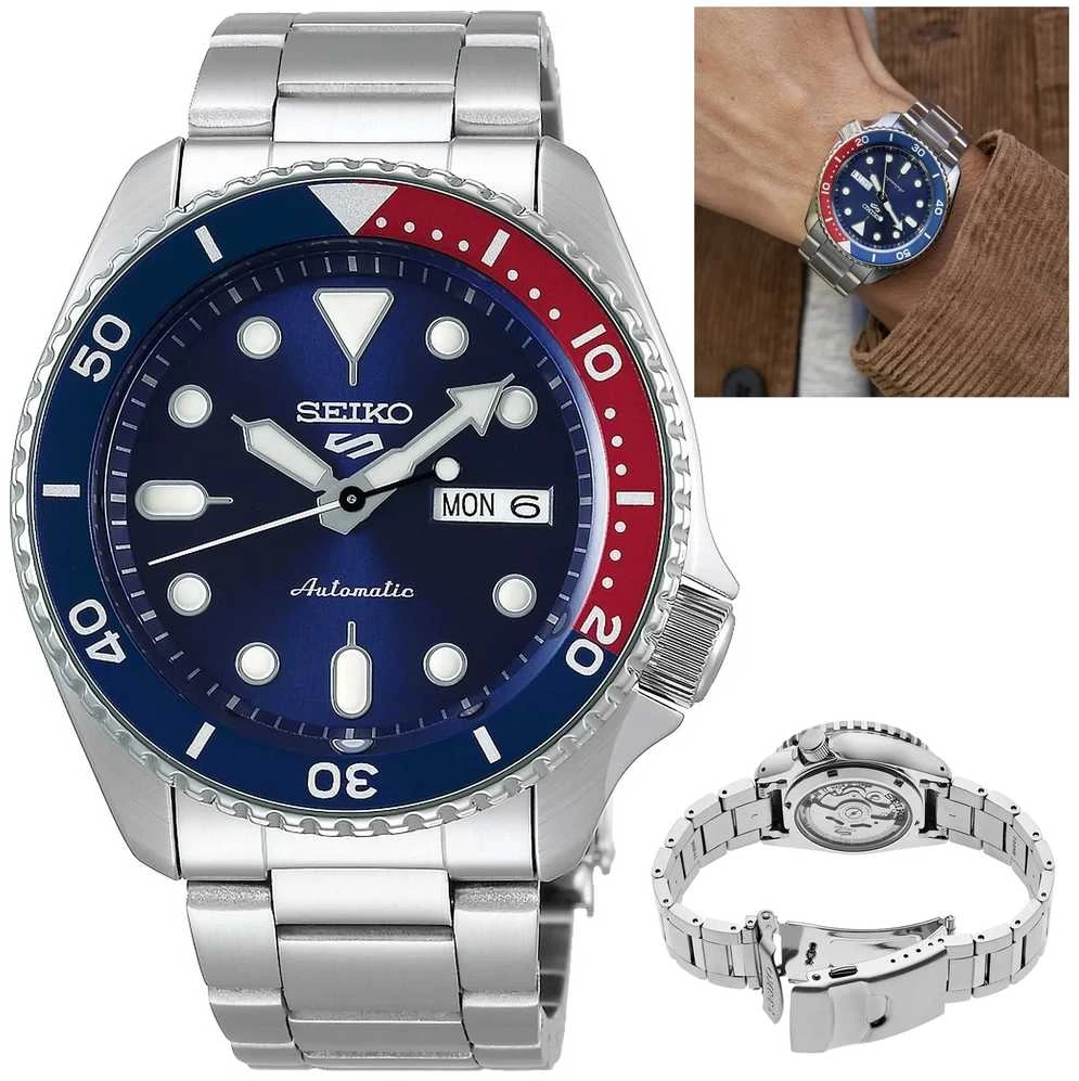 SEIKO 5 Sports vyriškas laikrodis SRPD53K1+ dėžutė