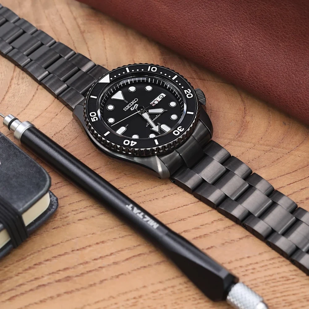 SEIKO 5 Sports vyriškas laikrodis SRPD65K1 automatinis + dėžutė