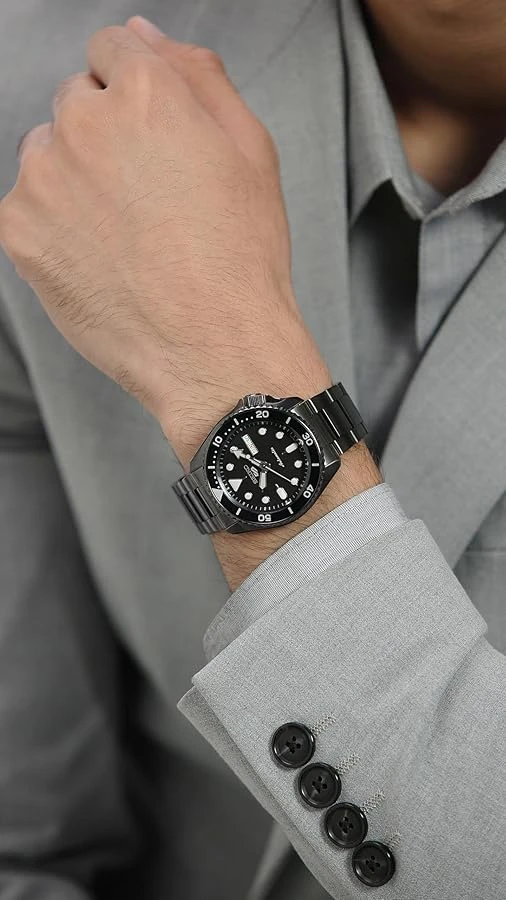 SEIKO 5 Sports vyriškas laikrodis SRPD65K1 automatinis + dėžutė