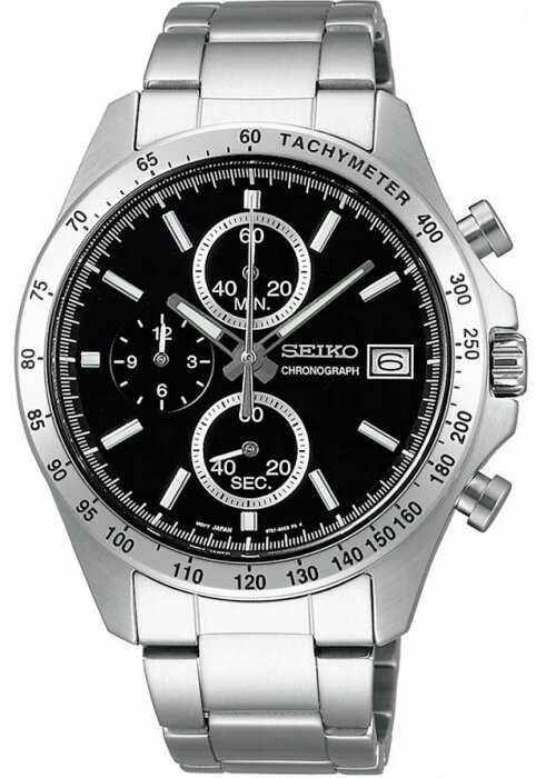 Laikrodis MEN'S WATCH SEIKO CHRONOGRAPH CASUAL QUARTZ SBTR005 + BOX