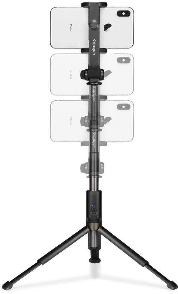 Spigen Selfiestick Tripod S540W juodos spalvos Bluetooth 000SS24111