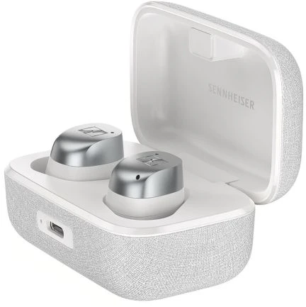 Sennheiser Momentum 4 TWS ausinės, Sidabrinės spalvos