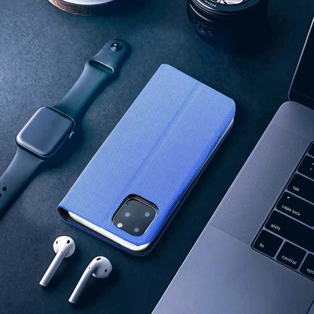 OEM atverčiamas dėklas Huawei P30 LITE Sensitive Book mėlynas
