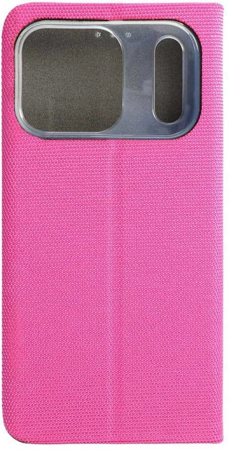 OEM atverčiamas dėklas, skirtas iPhone 17 PRO / 18 PRO, jautriai knygai, rožinis