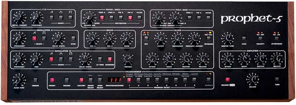 Sequential Prophet-5 Desktop – polifoninis analoginis sintezatorius