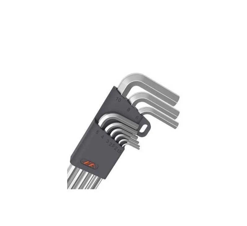 Hatlapfejű kulcskészletek JIMI Home JM-G1309N 1.5-10 mm (ezüst)