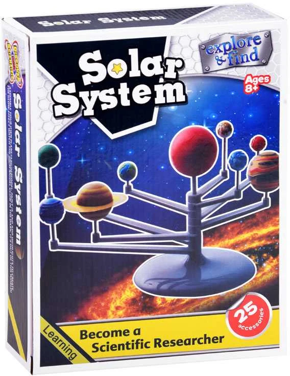 Jokomisiada rinkinys. Sukonstruokite planetos ZA2918 Saulės sistemą.