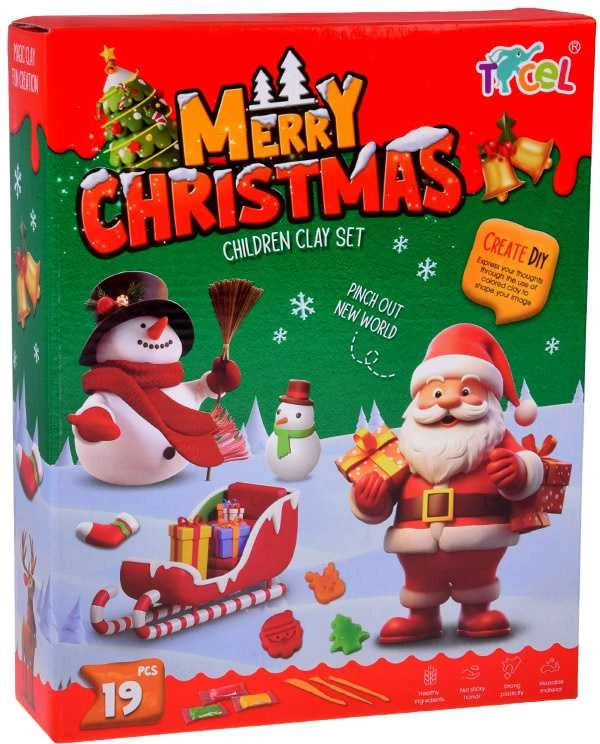 Jokomisiada Set of clay + Christmas themed molds ZA5764