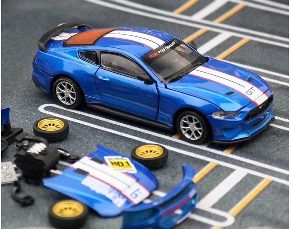 Jokomisiada Metalinių automobilių rinkinys TUNING licencijuotas Ford Mustang GT 1:42 ZA5057