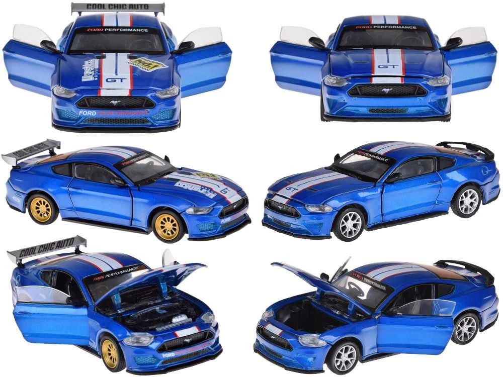Jokomisiada Metalinių automobilių rinkinys TUNING licencijuotas Ford Mustang GT 1:42 ZA5057
