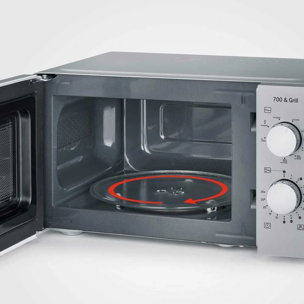 Mikrobangų krosnelė Severin MW 7780 microwave Juodas, Sidabrinis Grilis microwave Countertop 17 L 700 W