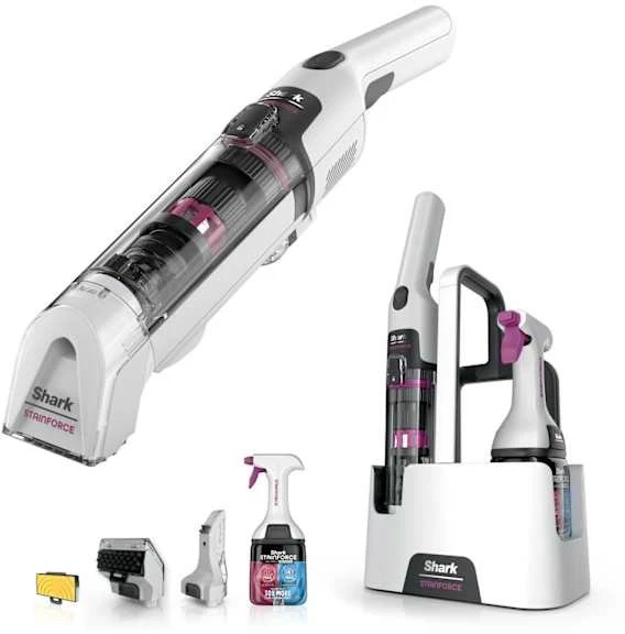 Dulkių siurblys Shark HX100EUT handheld vacuum Juodas, Rožinė, Baltas Bagless