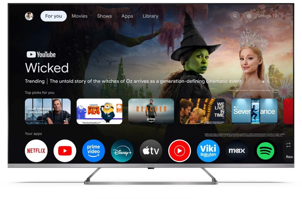 „Sharp 4K Ultra HD QLED MiniLED“ televizorius | 55JP7265E | 55 | „Google TV“ | UHD
