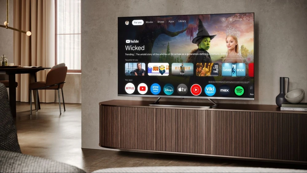 „Sharp 4K Ultra HD QLED MiniLED“ televizorius | 55JP7265E | 55 | „Google TV“ | UHD