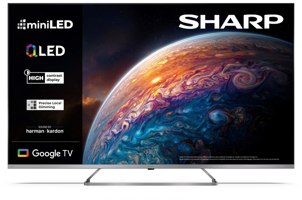 „Sharp 4K Ultra HD QLED MiniLED“ televizorius | 55JP7265E | 55 | „Google TV“ | UHD