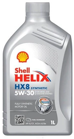 Automobilio variklio tepalas Shell Helix HX8, 5W-30, 1 l