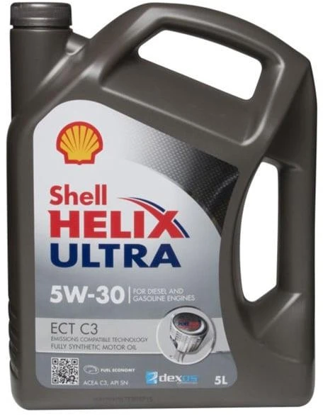 VARIKLIŲ TEPALAI SHELL HELIX Ultra ECT C3 5W-30 5L