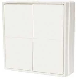Shelly Group Išmanusis keturių mygtukų Bluetooth jungiklis Shelly BLU Wall Switch 4 (Stand alone)