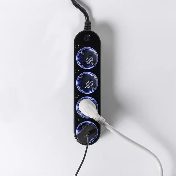Shelly Group Išmanus maitinimo blokas Shelly Power Strip 4 Gen4, juodas