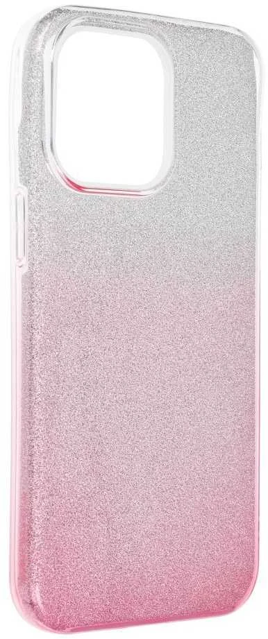Oem Originalus iPhone 15 PRO MAX dėklas, blizgantis, skaidrus, rožinis