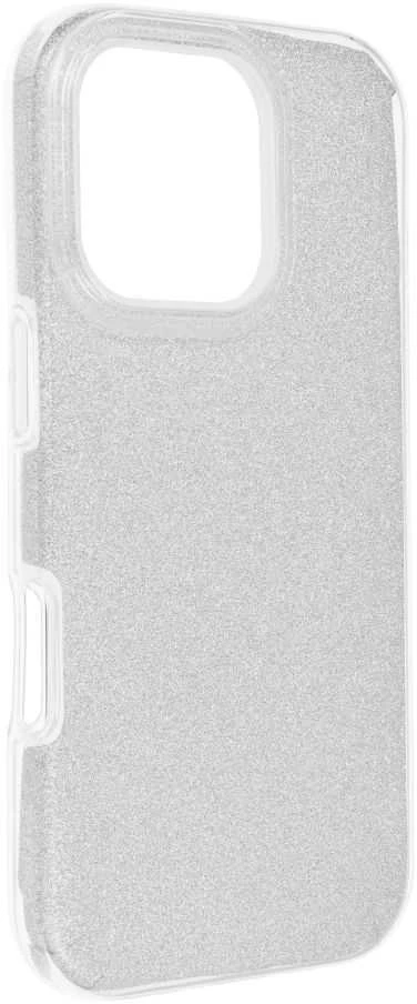 Forcell Originalus iPhone 16 PRO dėklas, blizgantis sidabrinis
