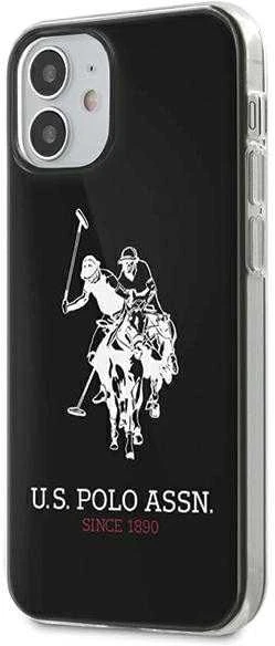 Us Polo Assn US Polo USHCP12STPUHRBK Apple iPhone 12 mini 5,4" telefono dėklas juodos spalvos Shiny Big Logo