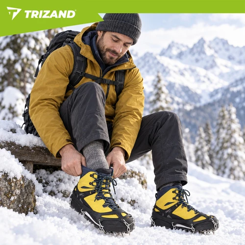 Shoe grips/anti-slip spikes 44-47 Trizand