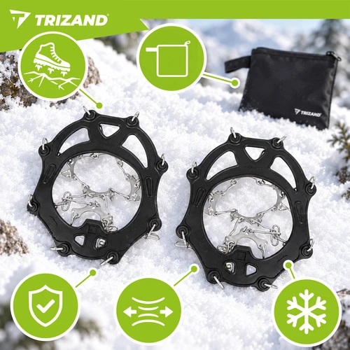 Shoe grips/anti-slip spikes 44-47 Trizand